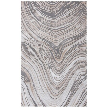 Safavieh 4 x 6 ft. Craft 846D Power Loomed Rectangle Area Rug Gold & Grey CFT846D-4
